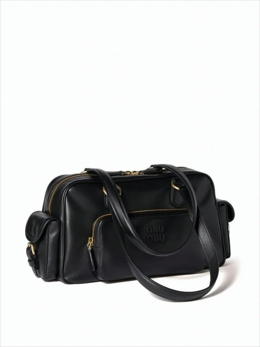 Smooth Calf Leather Shoulder Bag