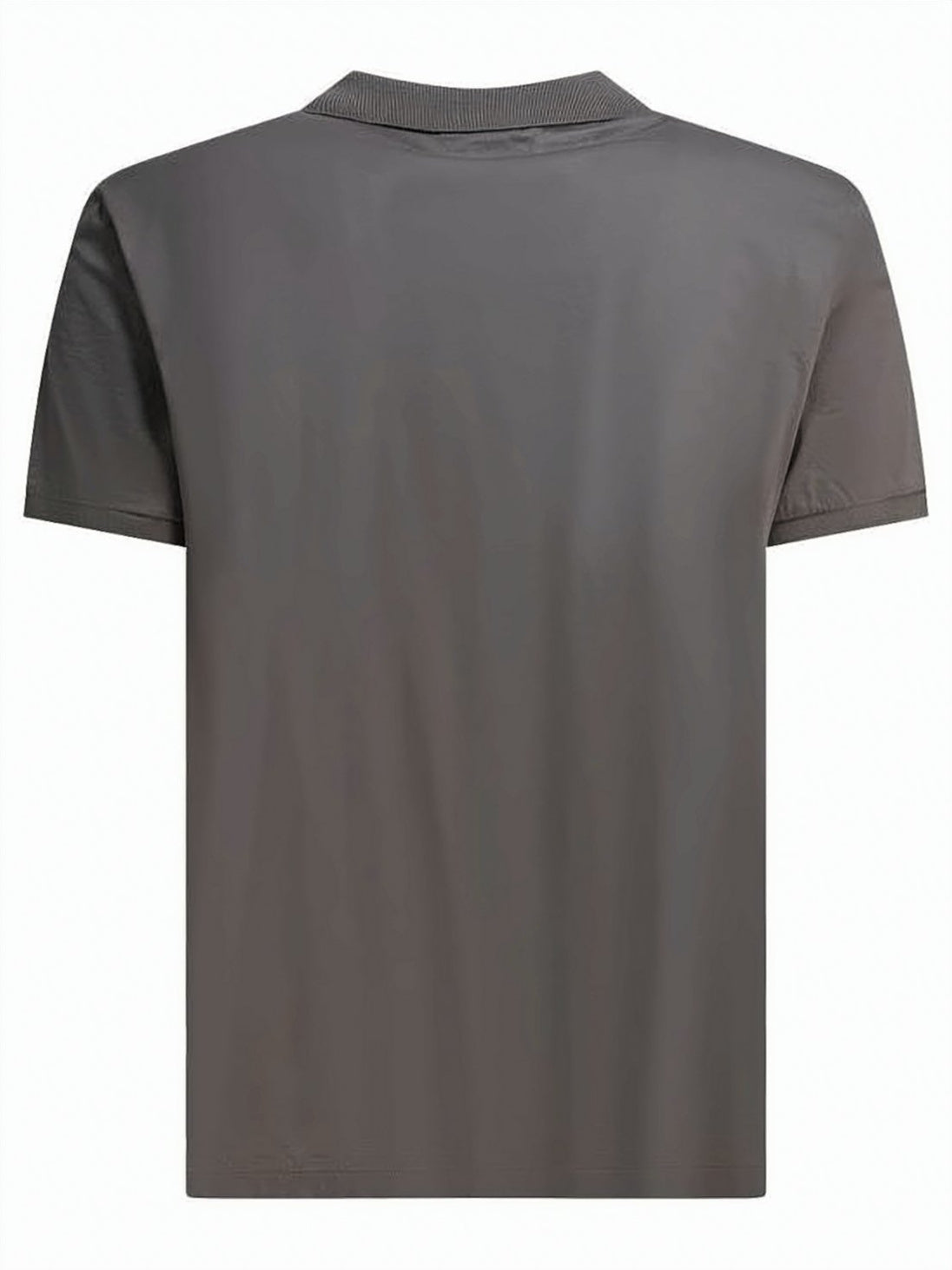 Classic Grey Polo Shirt with Minimalist Design