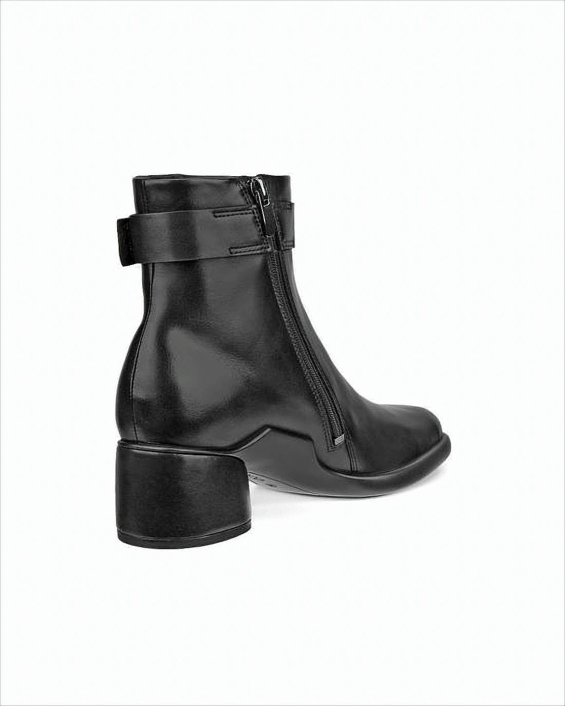 Smooth Leather Ankle Boots