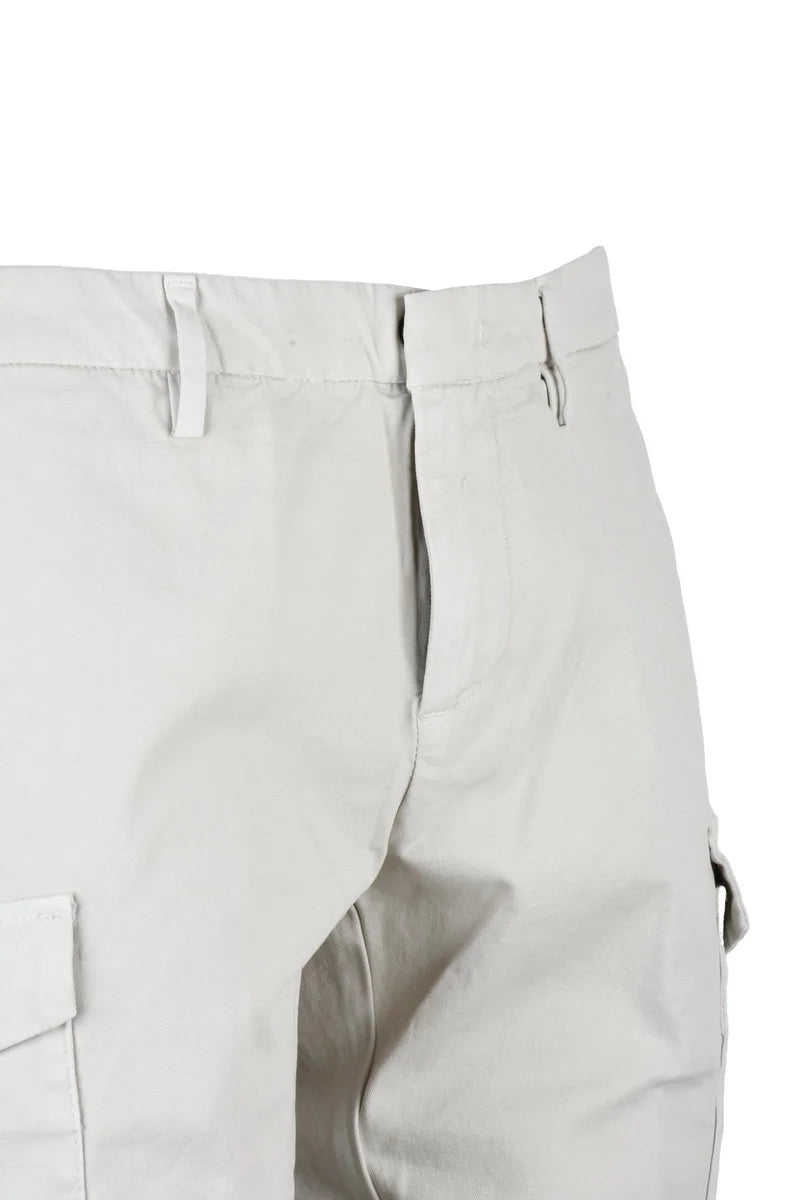 Eddy Cargo Trousers - White