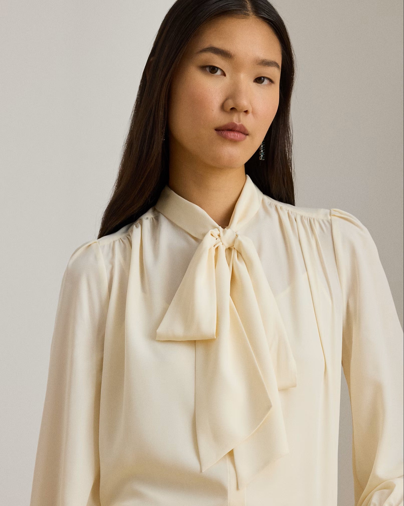 Natural Klaryce Recycled Georgette Blouse Shirt