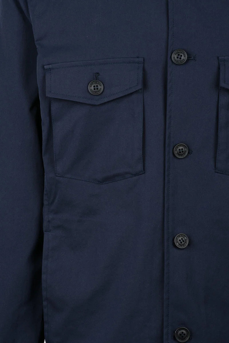 Recycled Nylon Coat - Blue