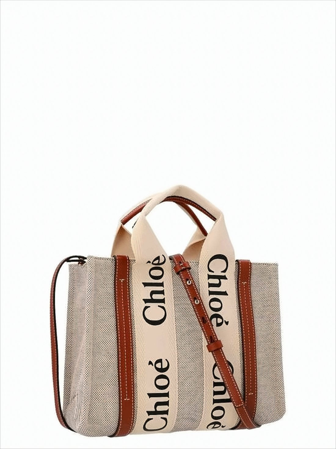 Structured Linen Tote Bag