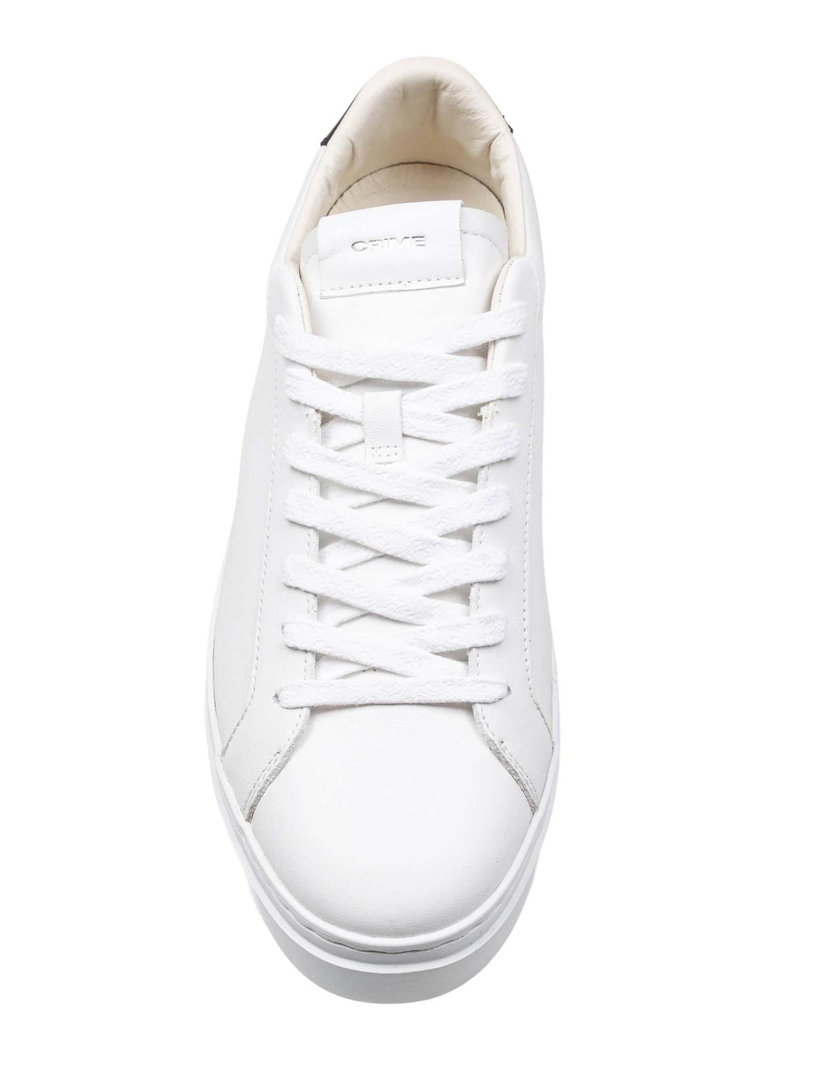 Black/White Leather Crime Extralight Sneakers
