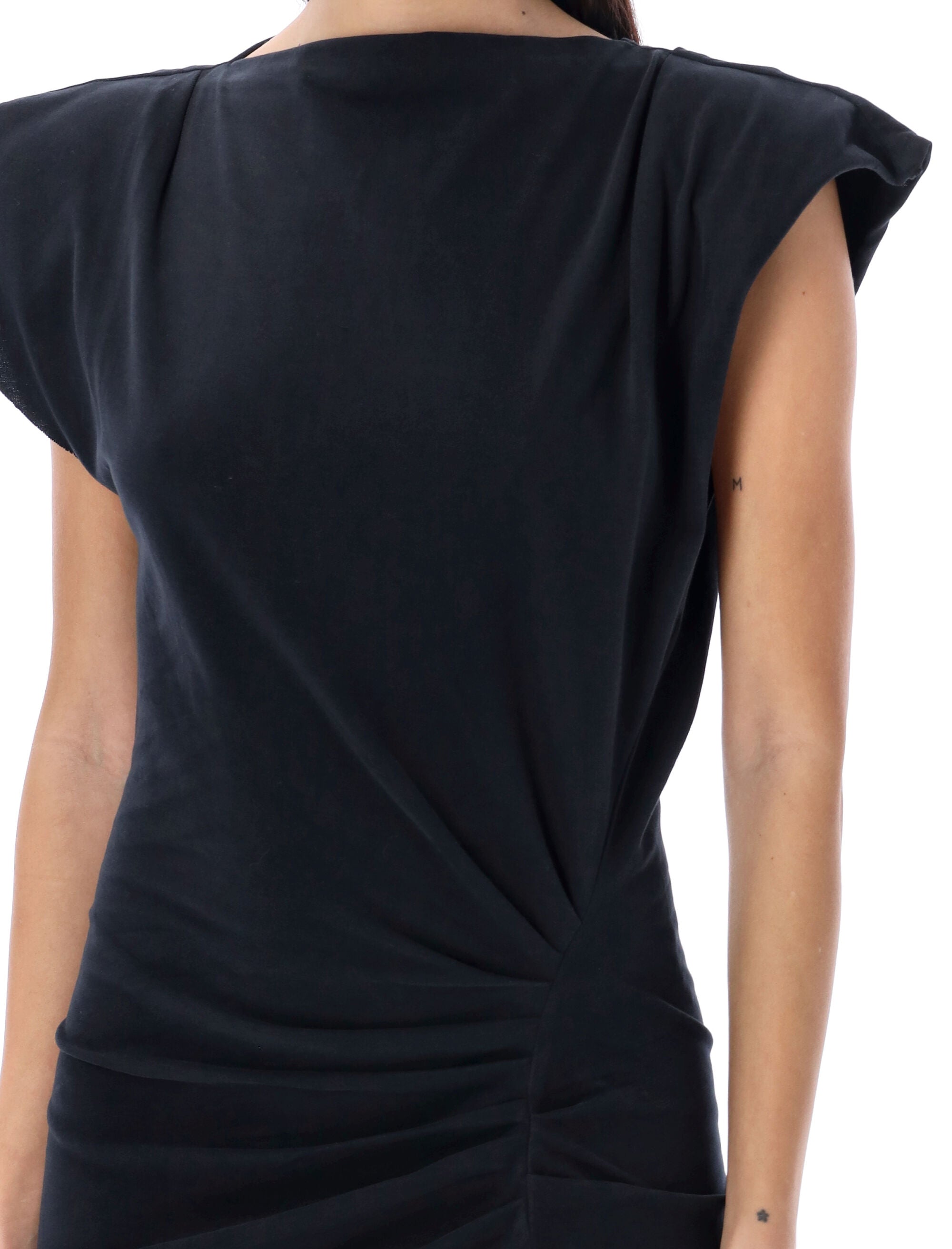 Isabel Marant Nadela Cotton Draped Maxi Dress