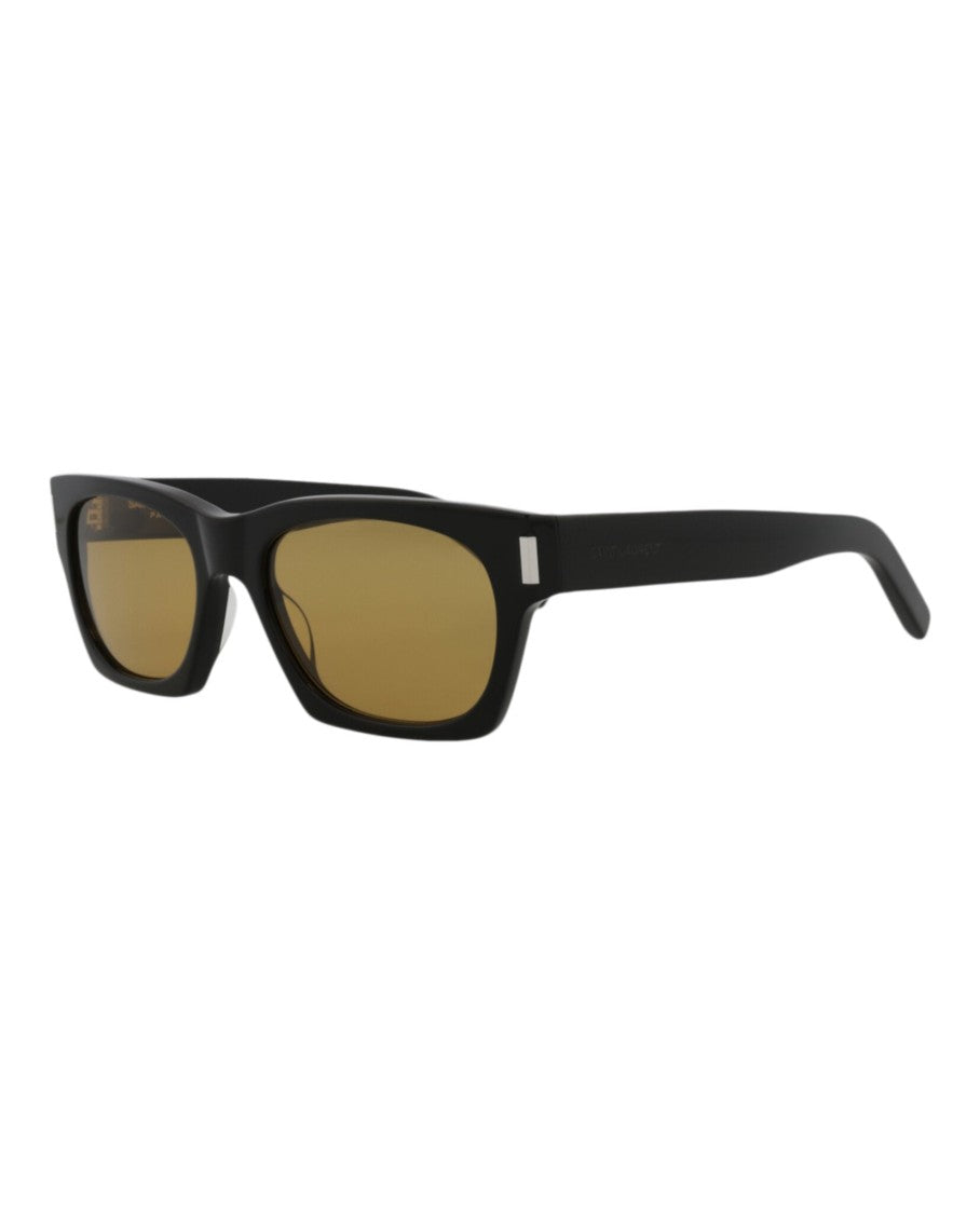 Square-Frame Acetate Sunglasses With Saddle Nose Bridge