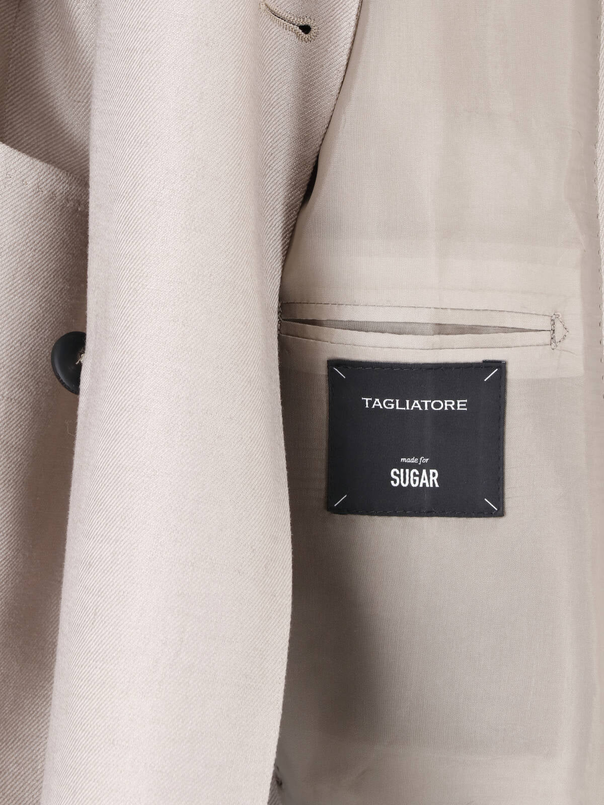 Gray Double-Breasted Linen Suit