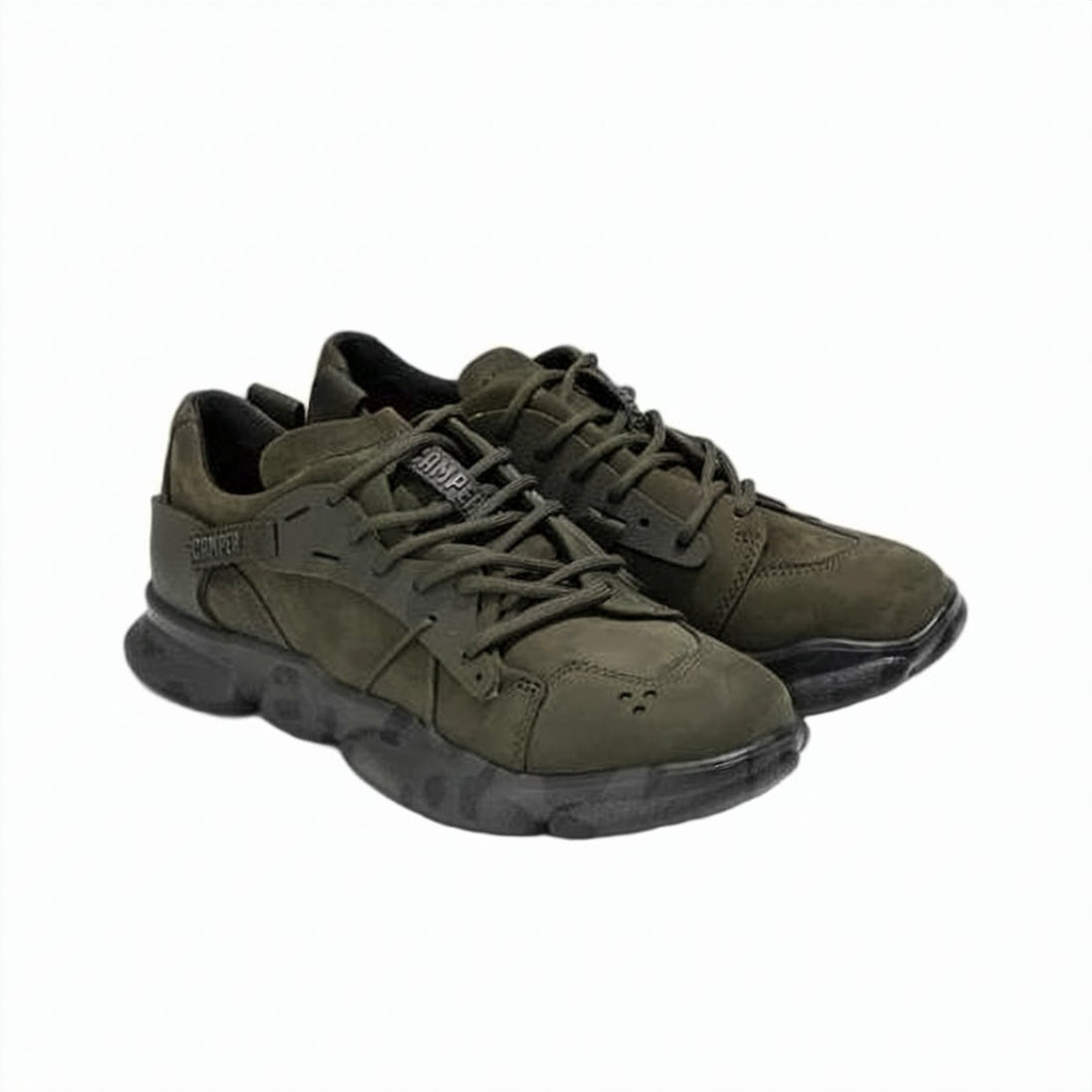 Nubuck and Textile Sneakers with EVA Sole