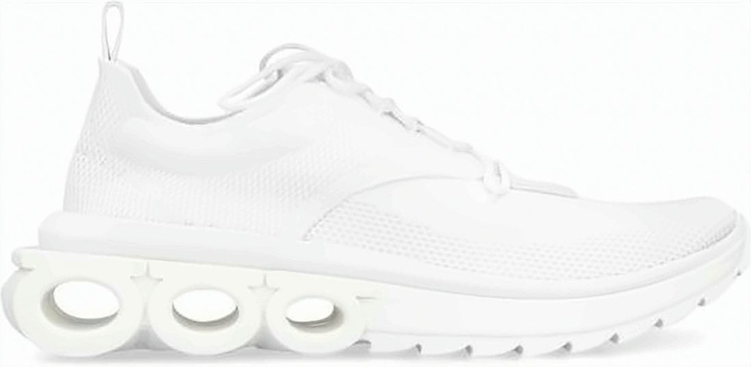 Sole Sneakers with Knit Upper