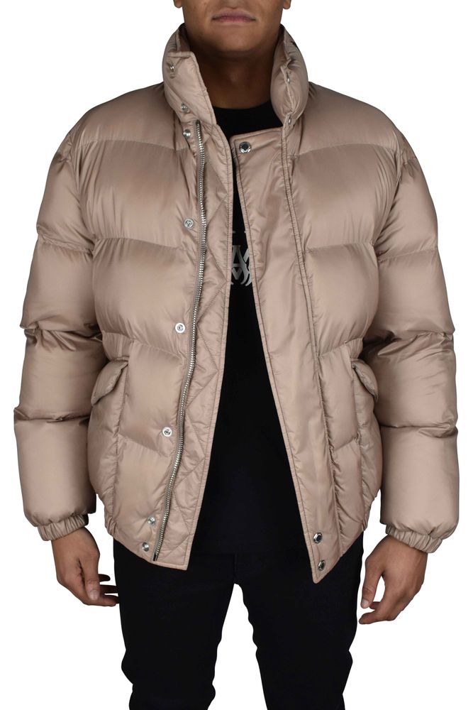 Quilted Short Jacket With Graffiti Inscription
