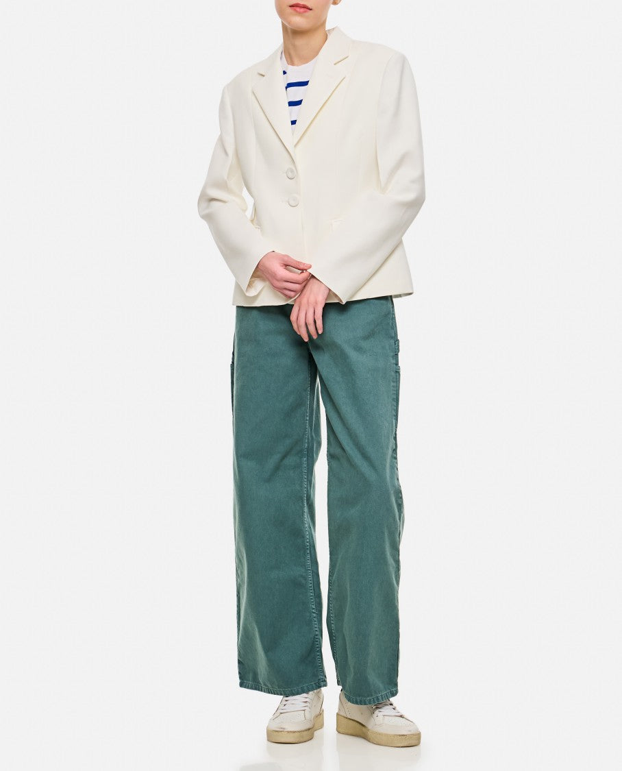 Classic Fitted Jacket With Cut-Outs