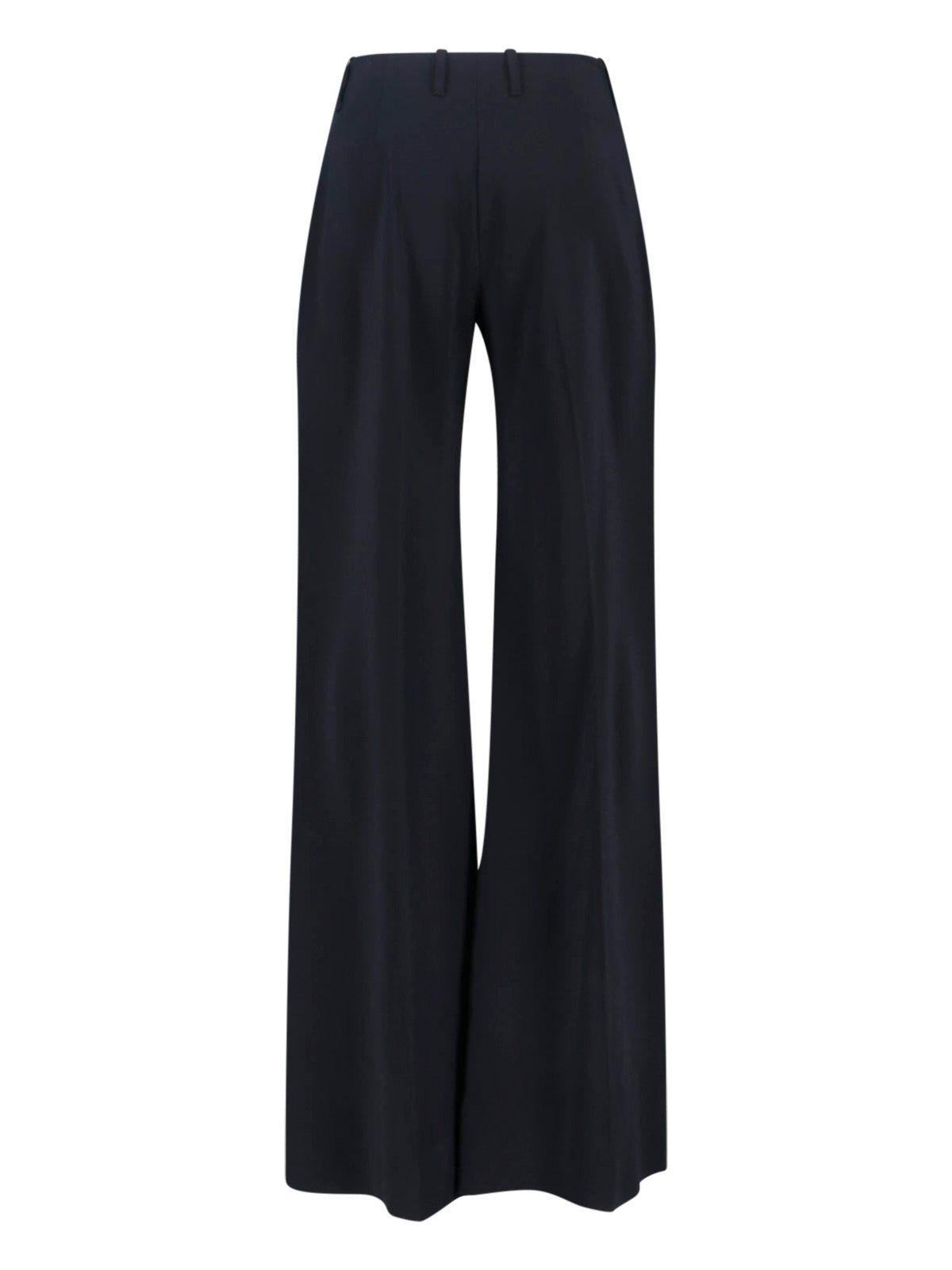 Black Wide Leg Viscose Pants