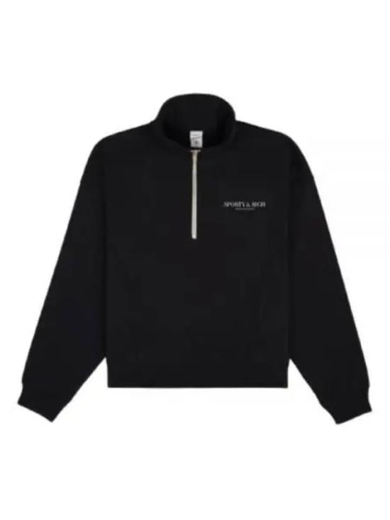 Cropped Long-Sleeved Top with High Collar and Zipper