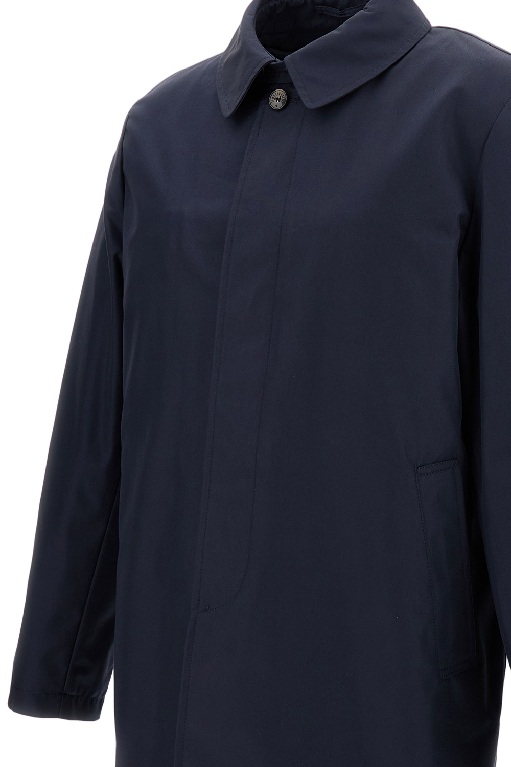 Compact Cotton Canvas Raincoat