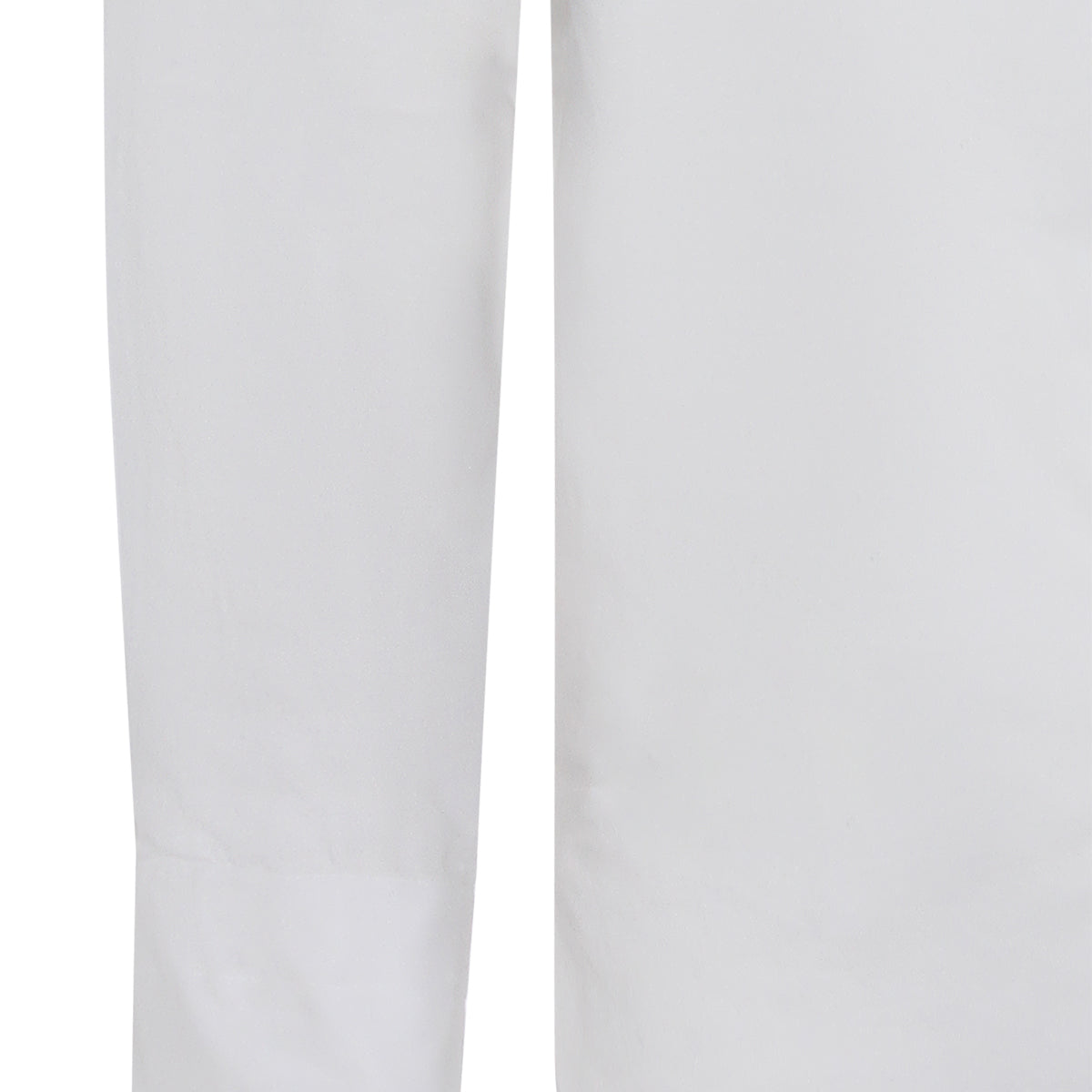 Classic White Cotton Shirt with Button-down Front