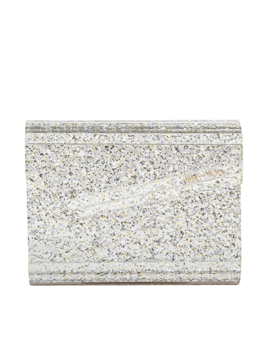 Candy Clutch Bag In Acrylic Fabric