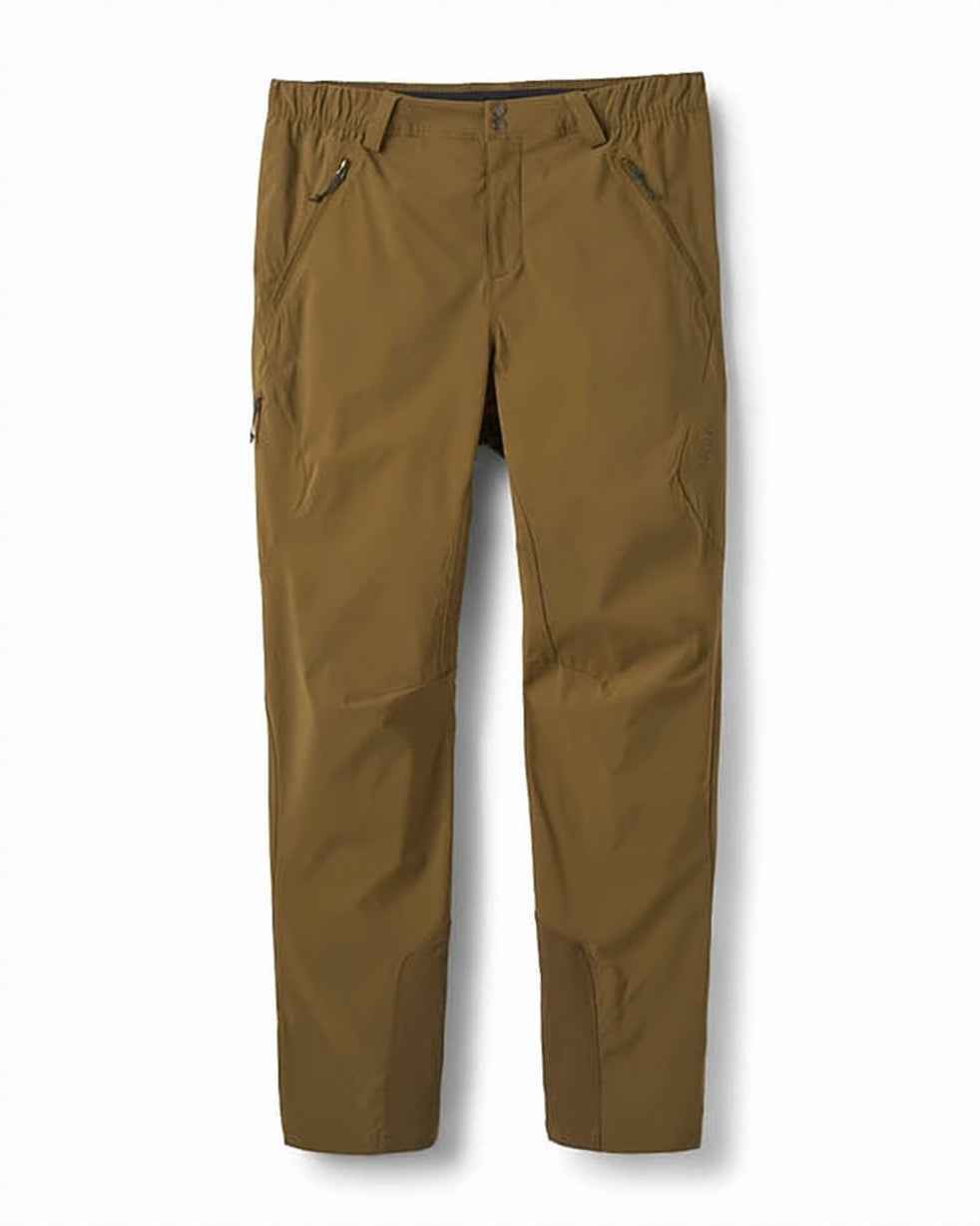 Streamlined Straight-Leg Pants with Zippered Pockets