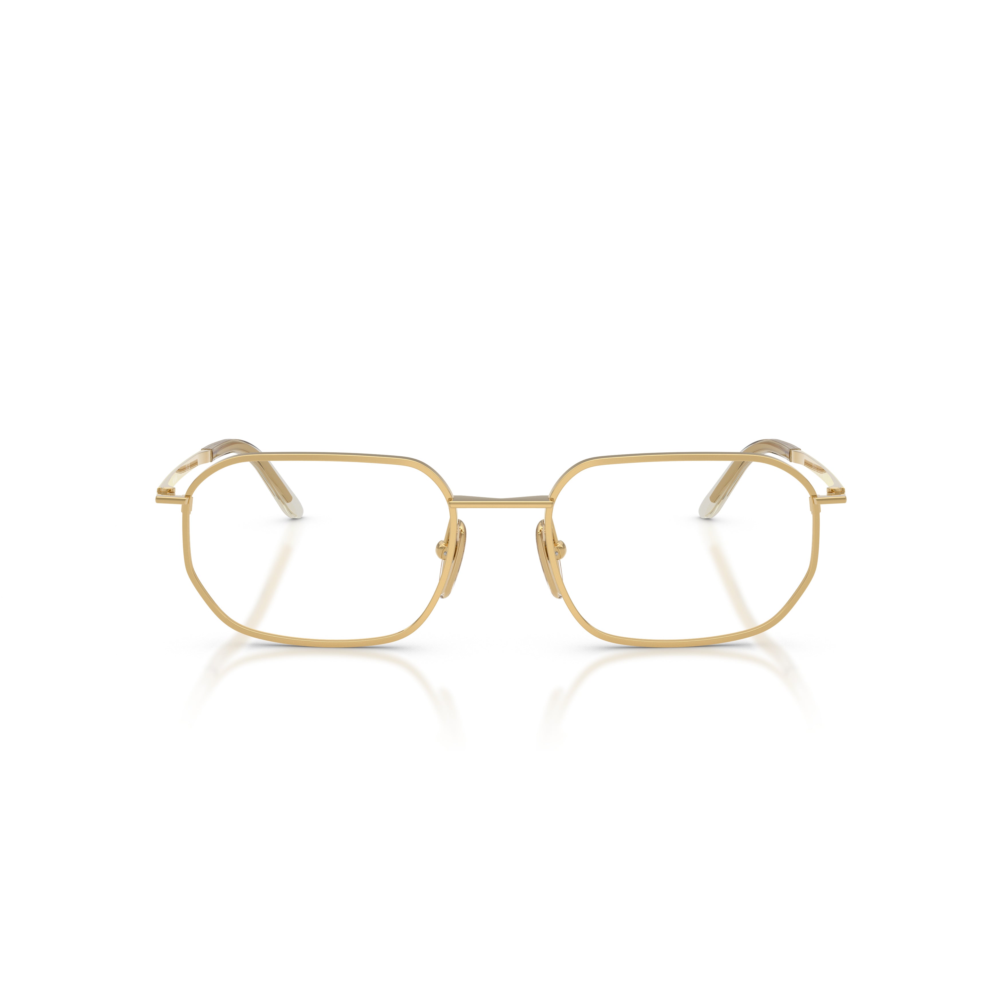 0pr D51v Thin Gold Metal Frame Sunglasses