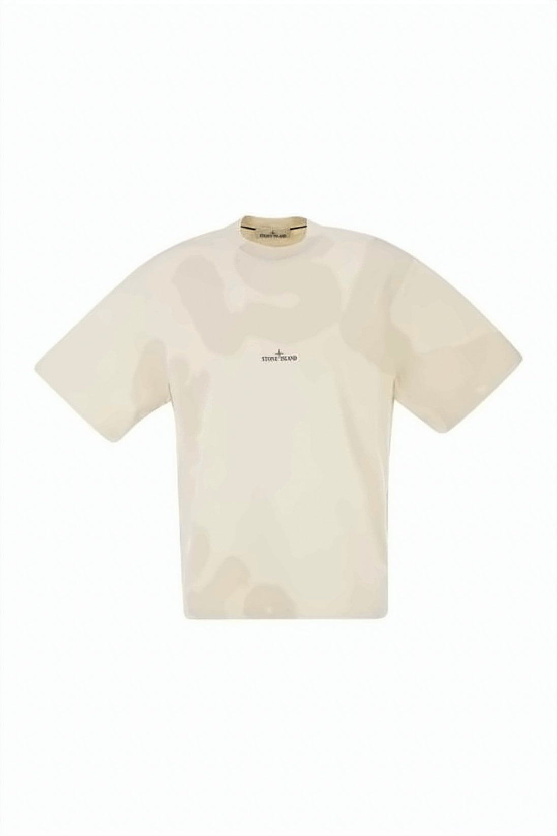 Relaxed Fit Short-Sleeve T-Shirt with Subtle Camo Pattern