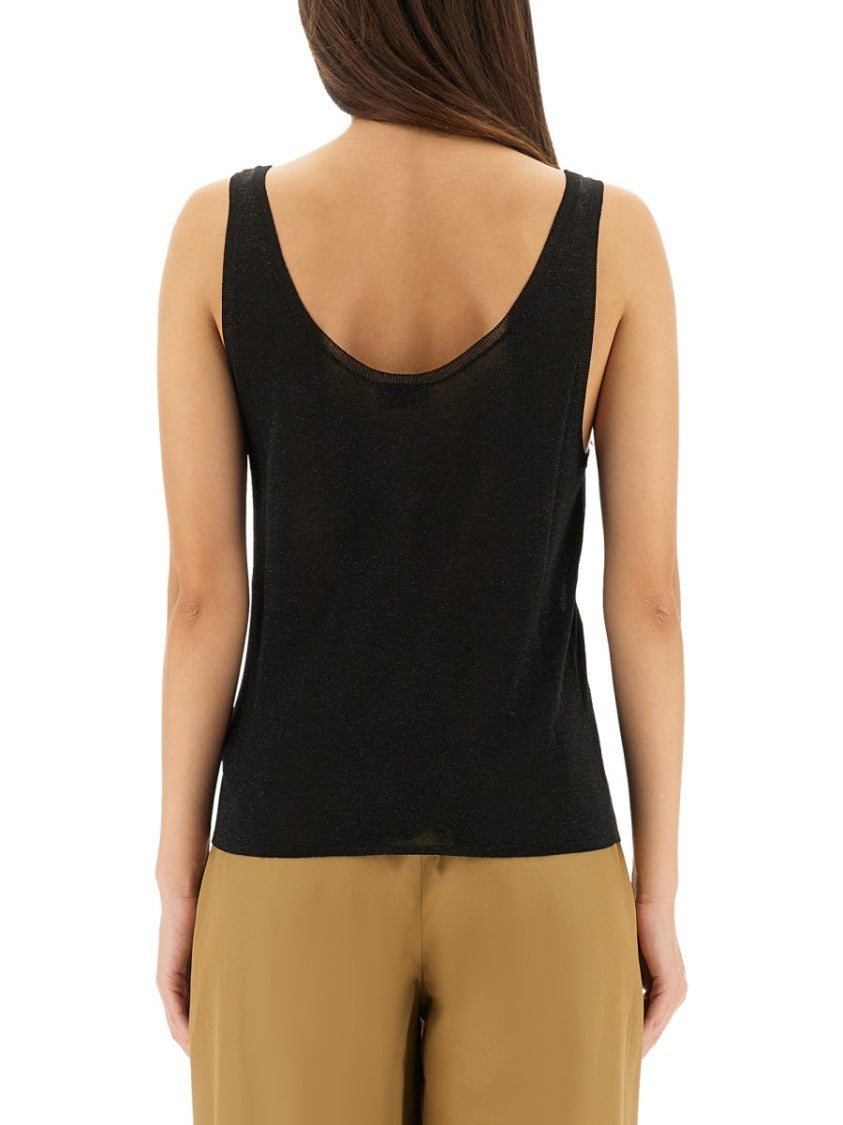 Lurex Knit Tank Top
