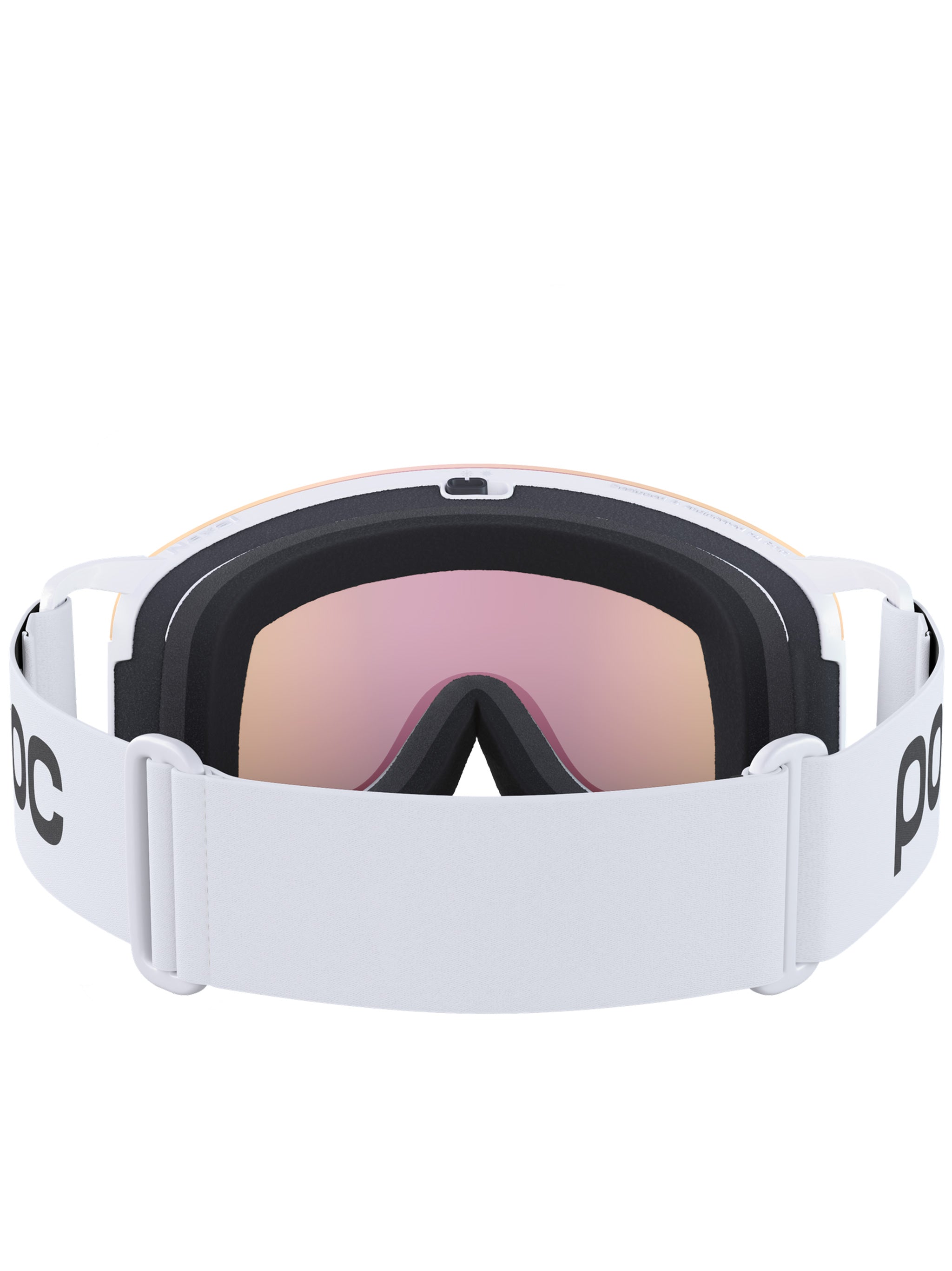 White Nexal Wraparound Reflective Ski Goggle