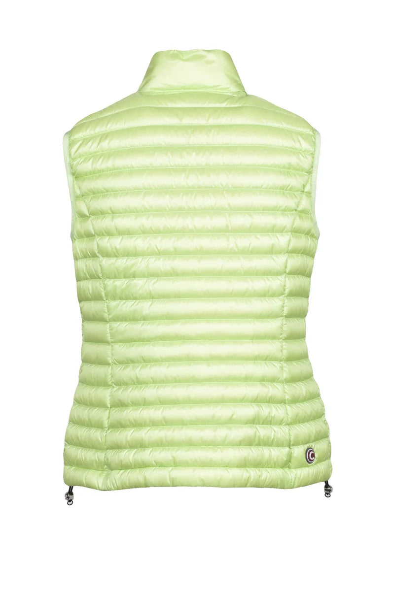 Lightweight Quilted Vest with High Collar