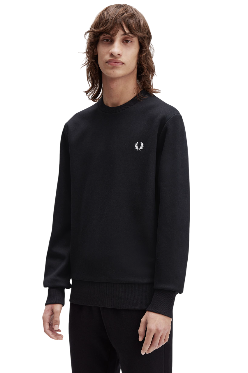 Regular Fit Sweatshirt With Bold Logo Print