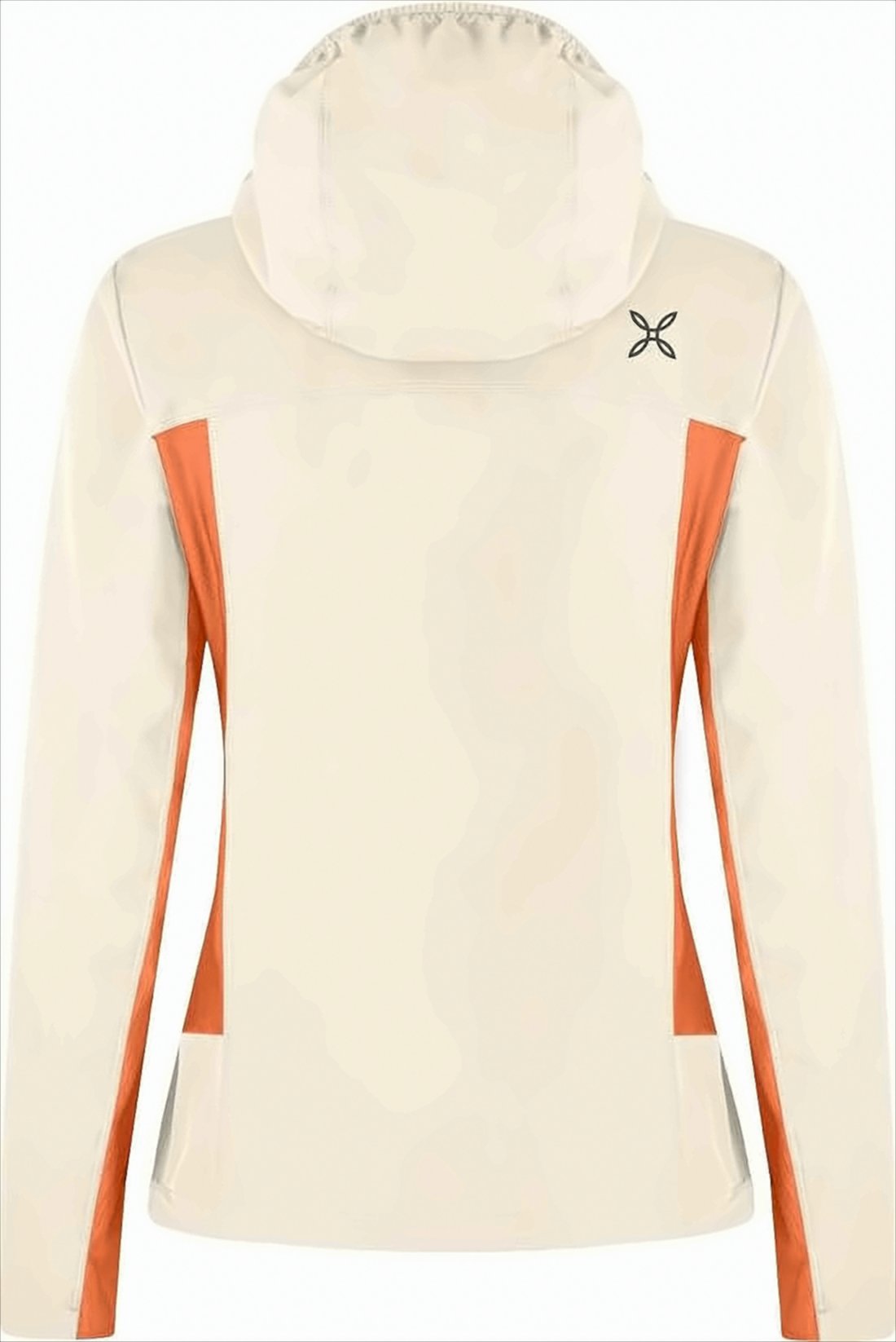 Fitted Hooded Jacket with Contrasting Panels