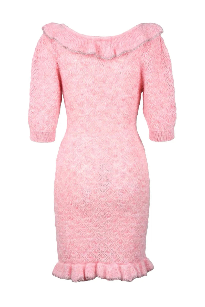 Wool Dress - Pink