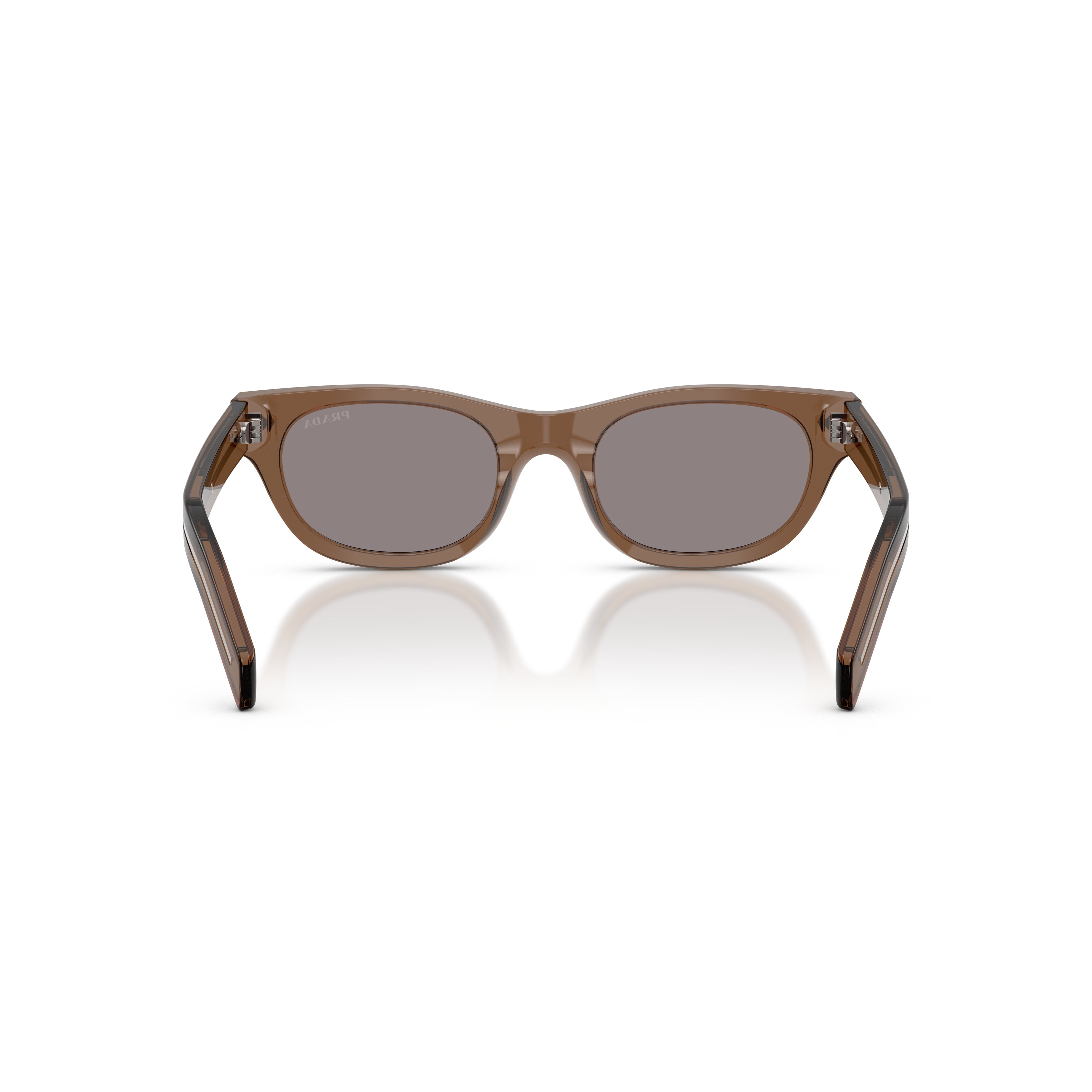 0pr C09s Translucent Brown Acetate Rectangular Sunglasses