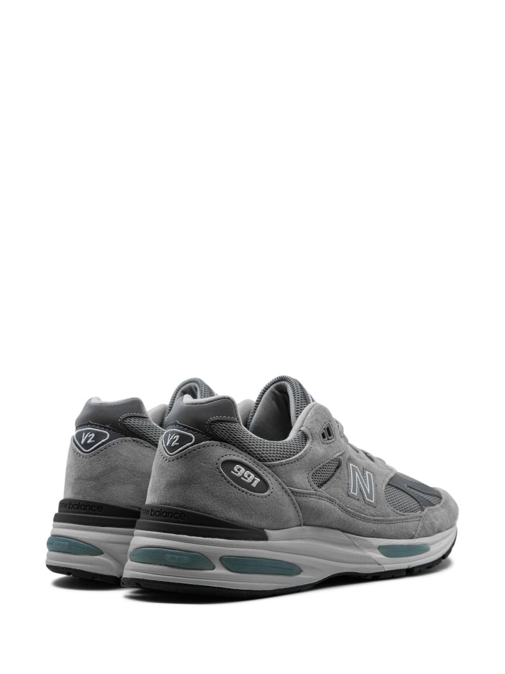 Panelled Grey Sneakers With Signature Foam Technology