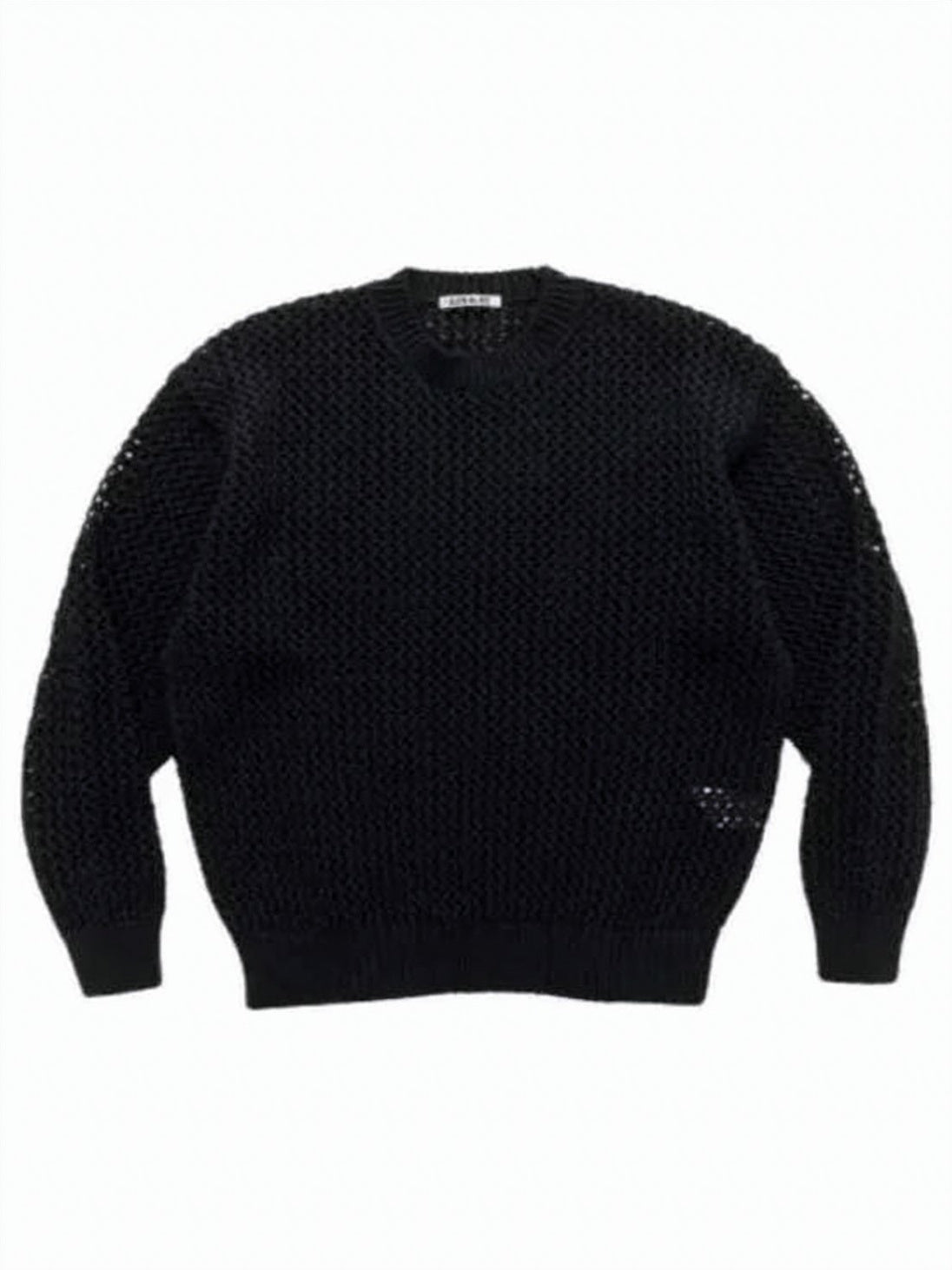 Textured Knit Sweater with Relaxed Fit