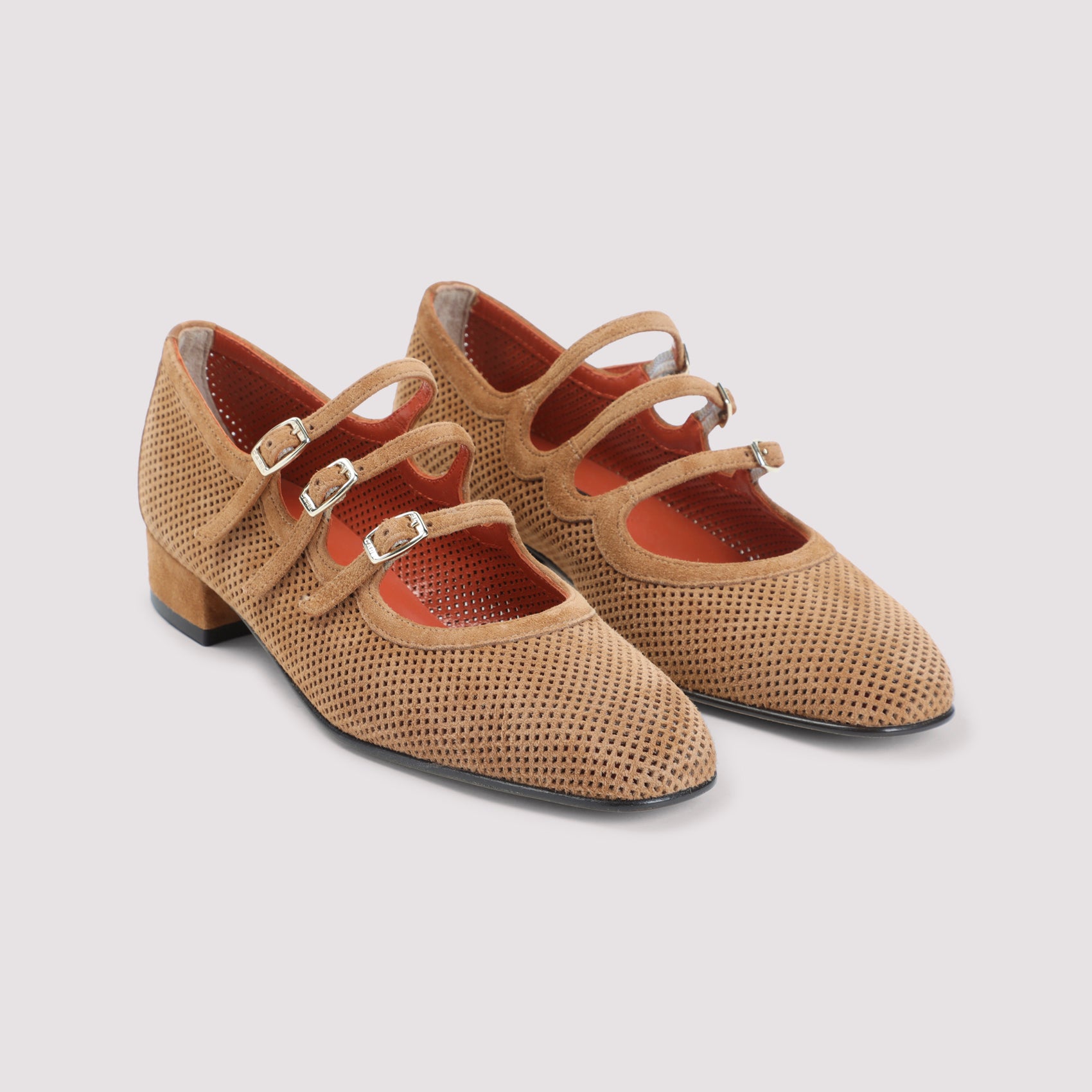 Ariana26 3cm Heel Suede Leather Pumps