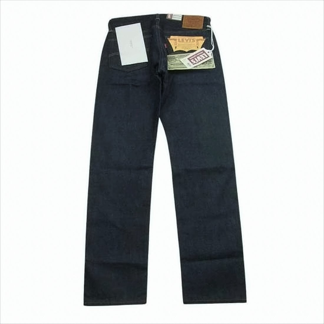 Straight-Leg Denim Pants with Five-Pocket Design and Indigo Wash