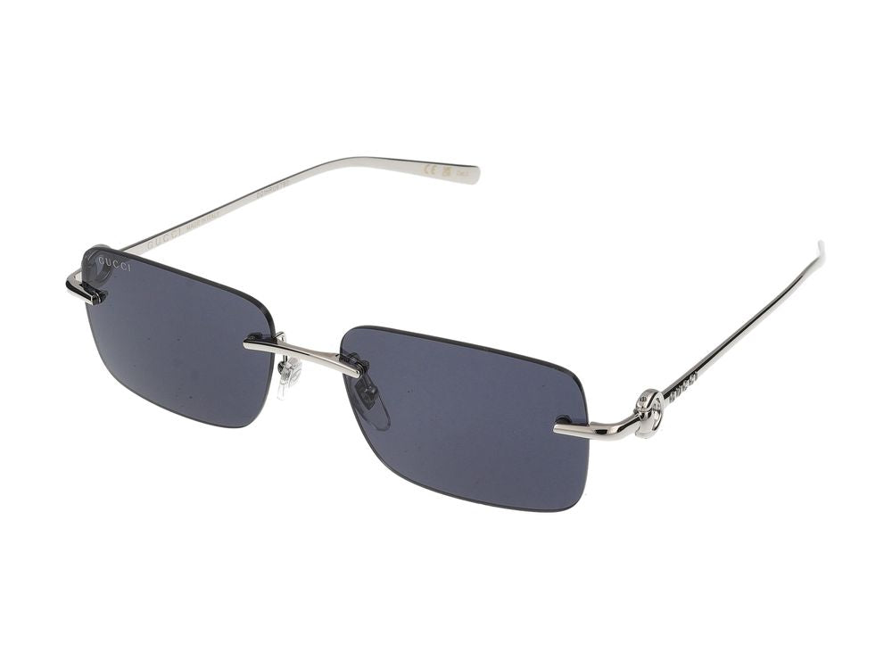 Sunglasses Gucci GG1703S 003 silver silver blue 55/17/140
