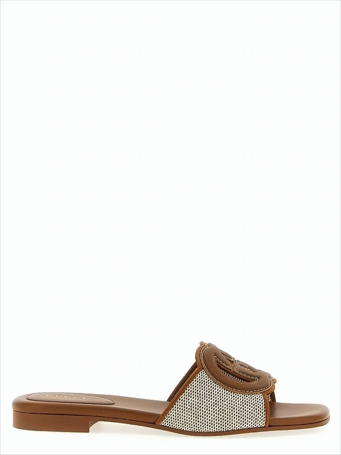 Minimalist Interlocking Double-G Logo Sandals