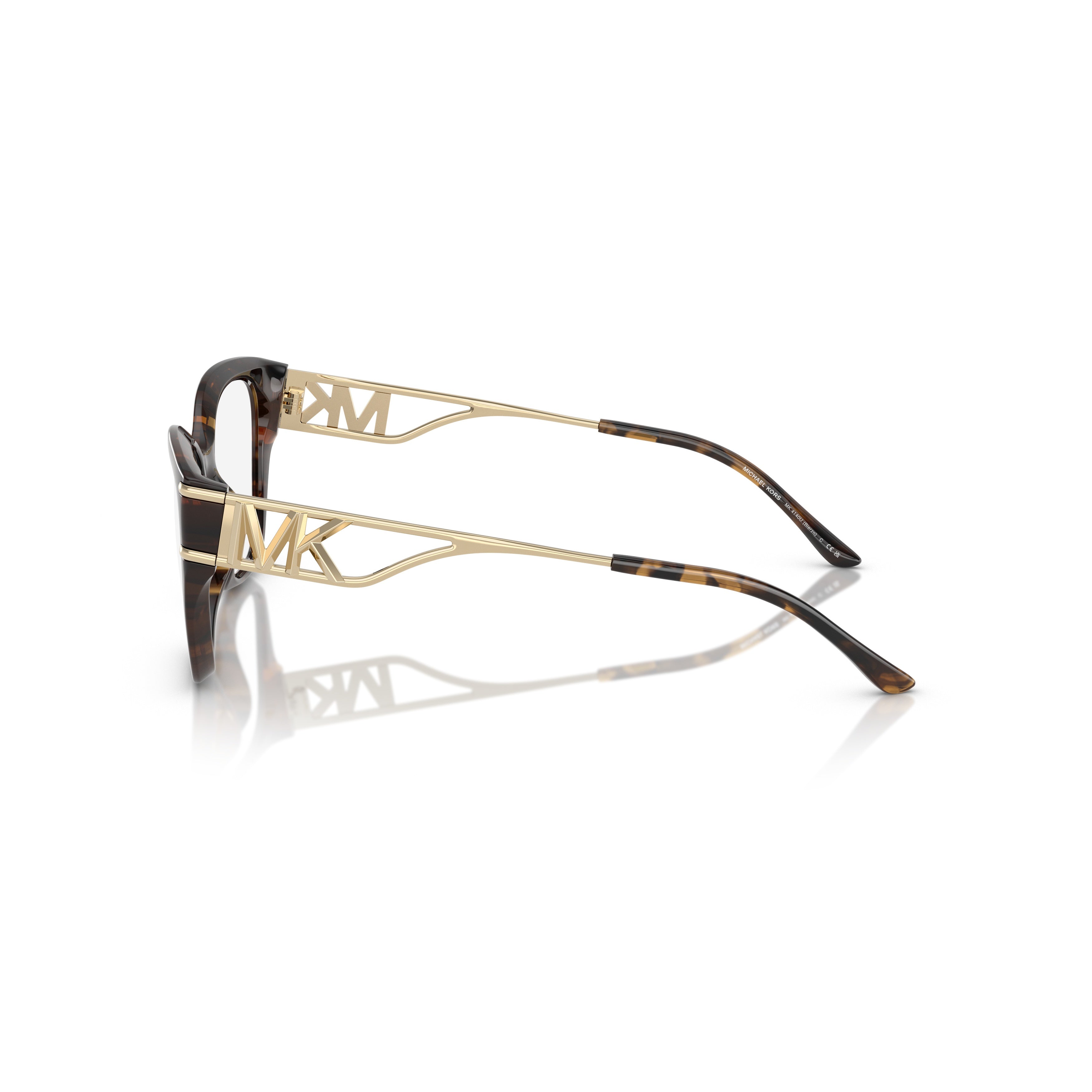 0mk4140u Bold Cat-Eye Tortoiseshell Sunglasses with Iconic Design