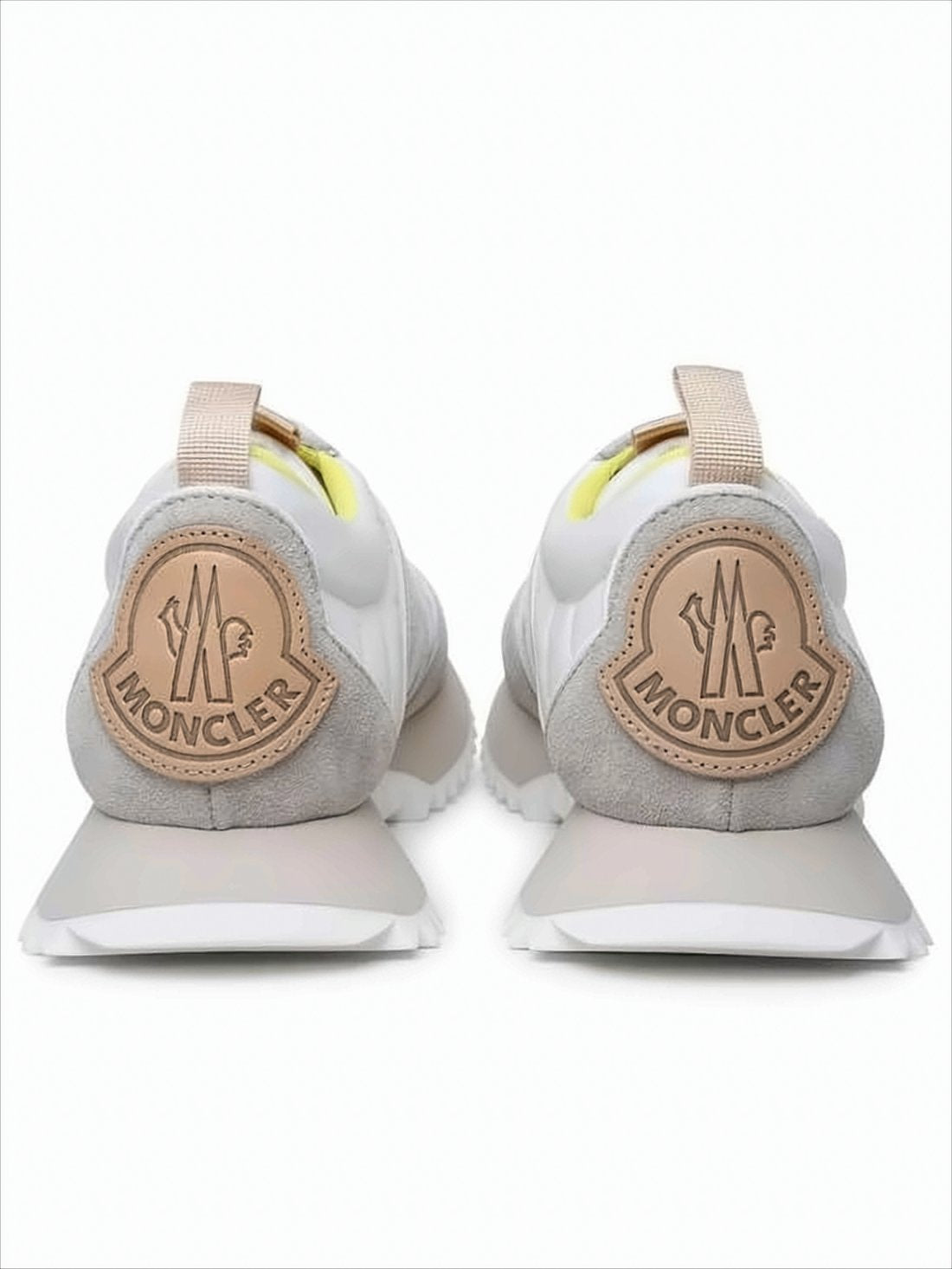 Nylon and Suede Sneakers with Embossed Branding