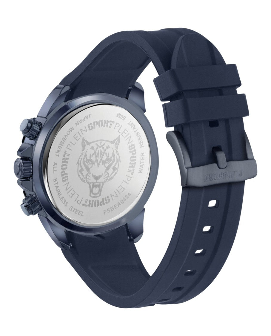 Impact Chronograph Watch With Blue Enamel Dial