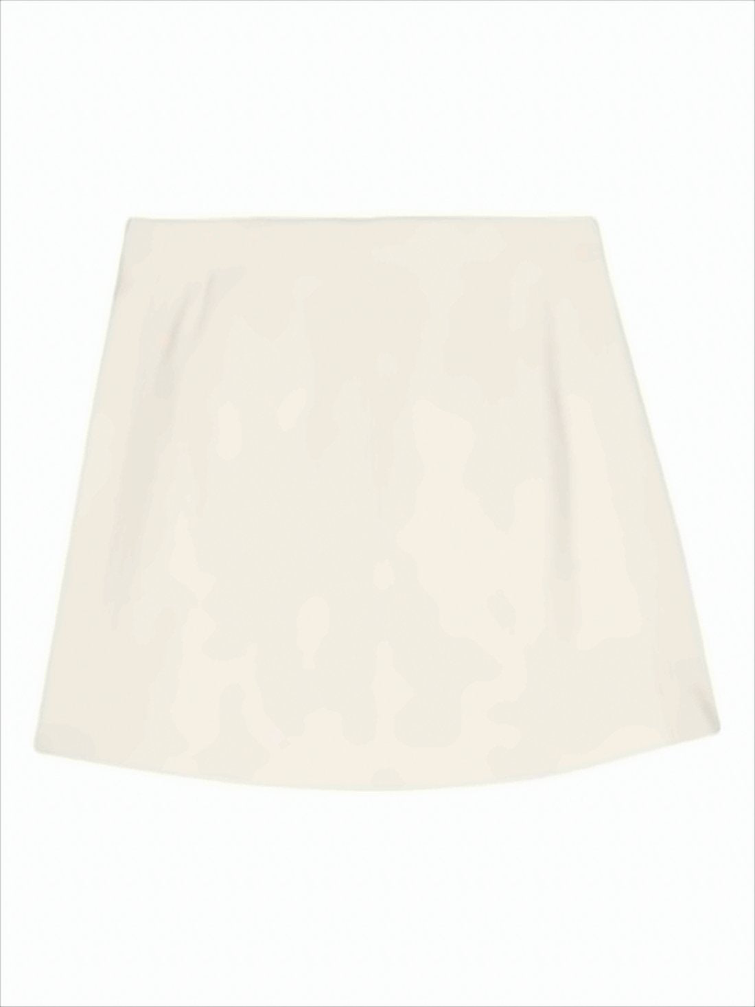 A-Line White Skirt