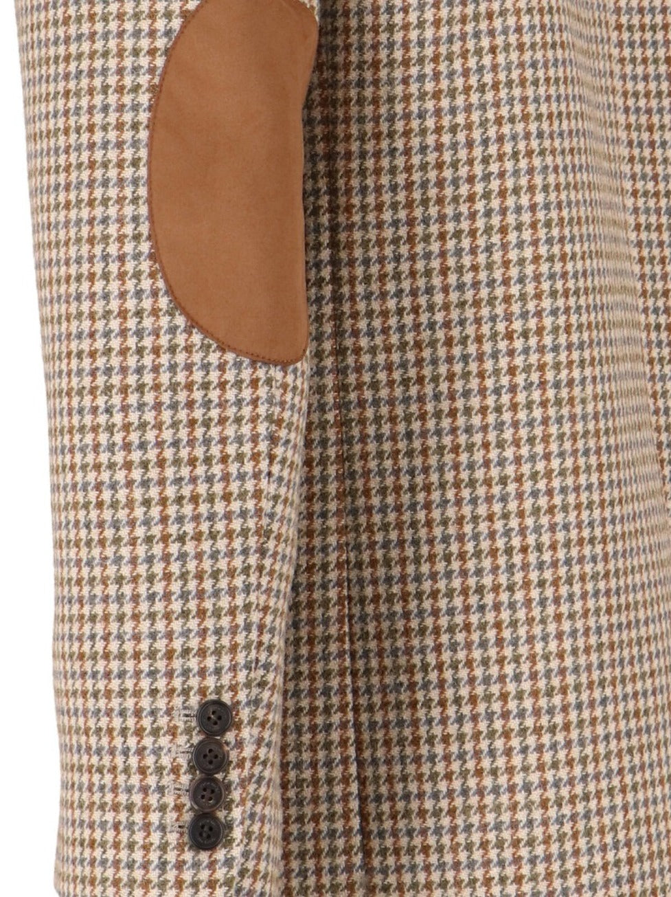 Single-Breasted Wool Blend Blazer – Beige