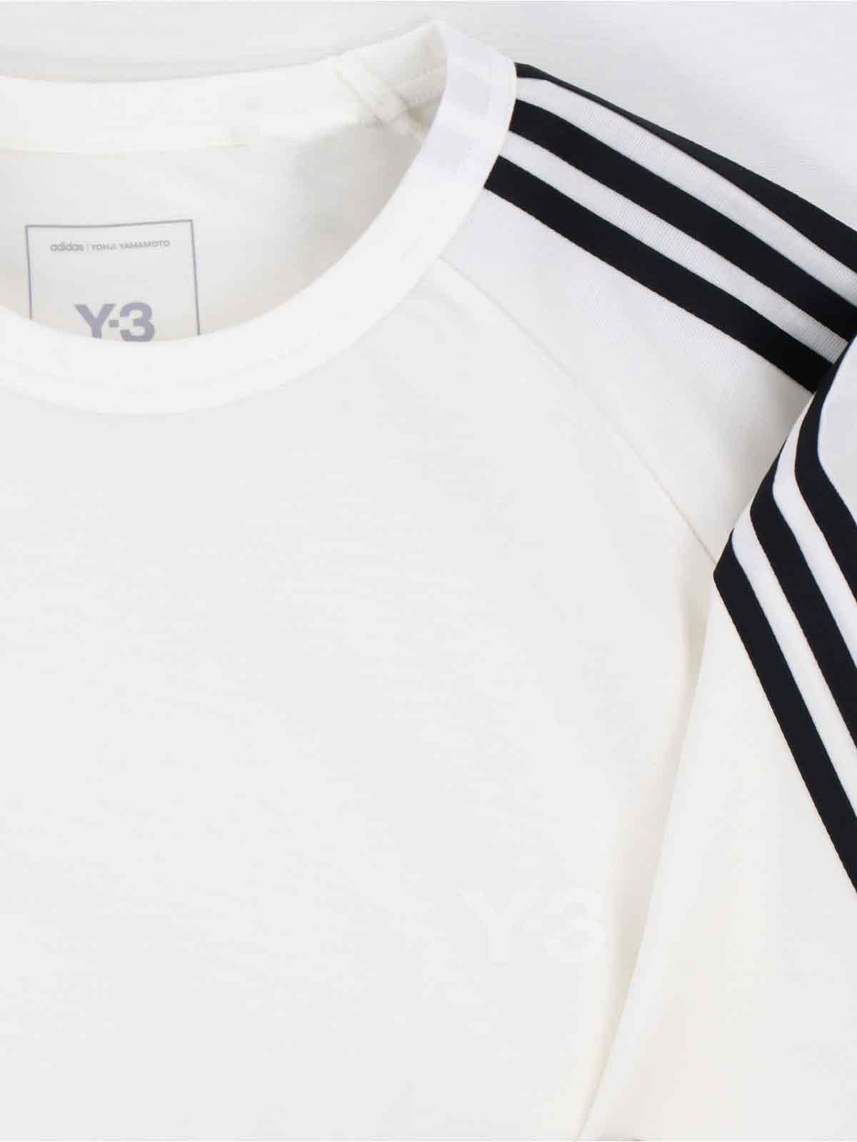 T-Shirt. In White Fabric, Crew Neck, Short Sleeves