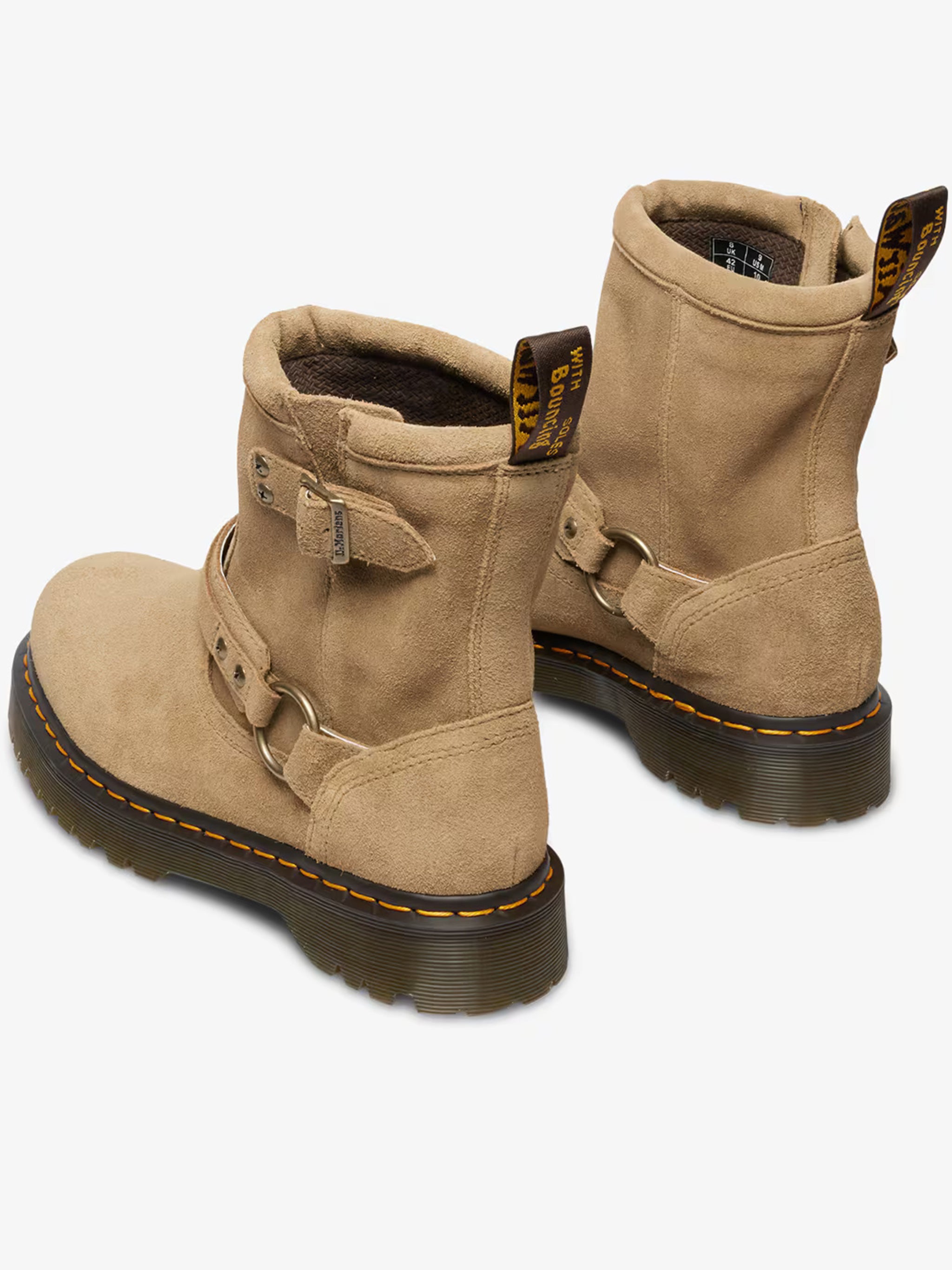 Anistone Hrns Tan Suede Ankle Boots
