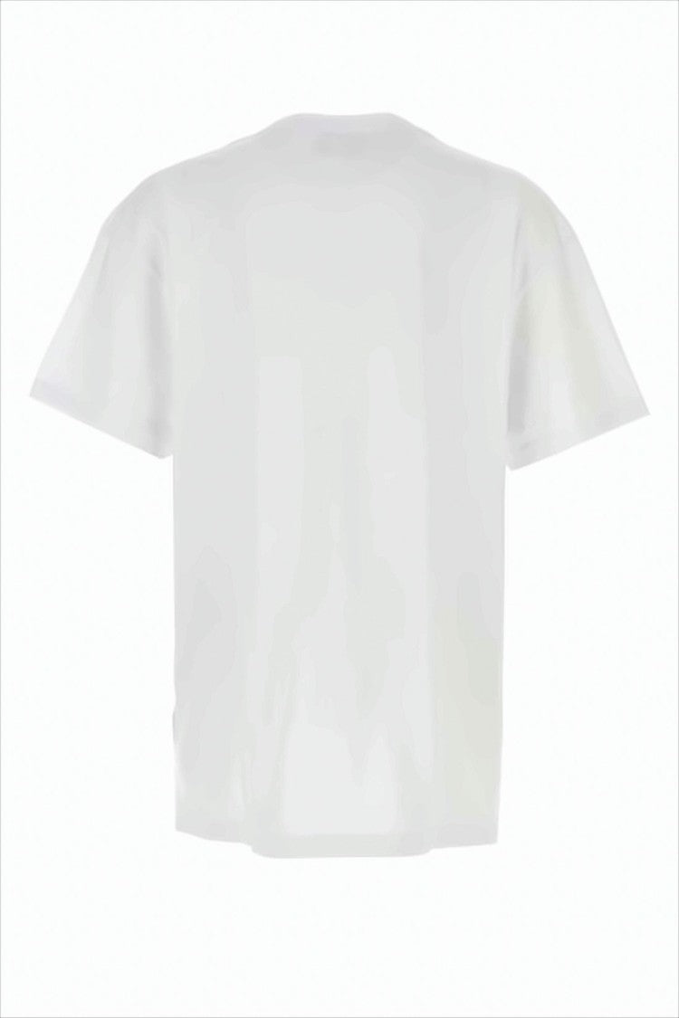 Relaxed Fit Cotton T-Shirt with Embroidered Emblem