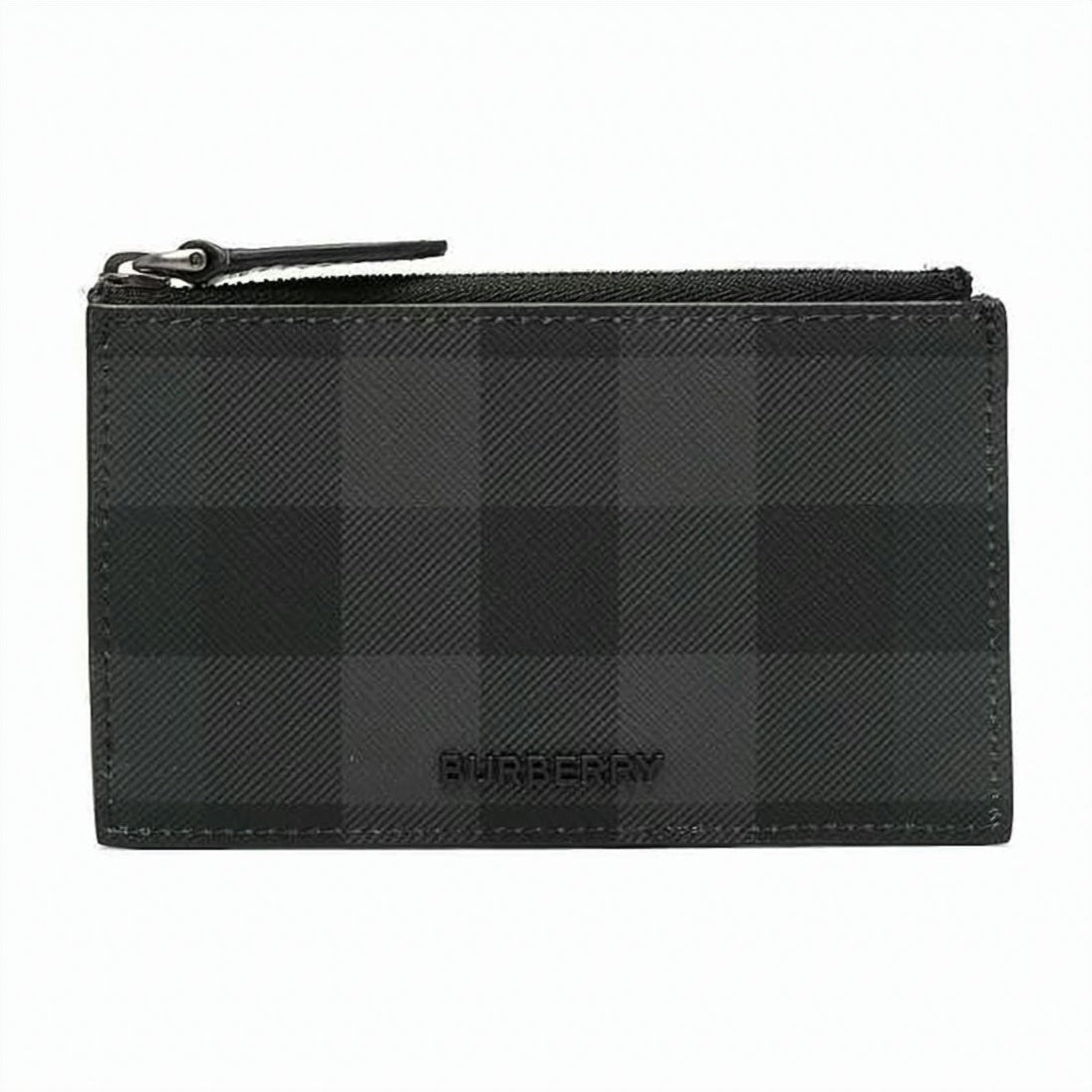 Checkered Black Card Wallet