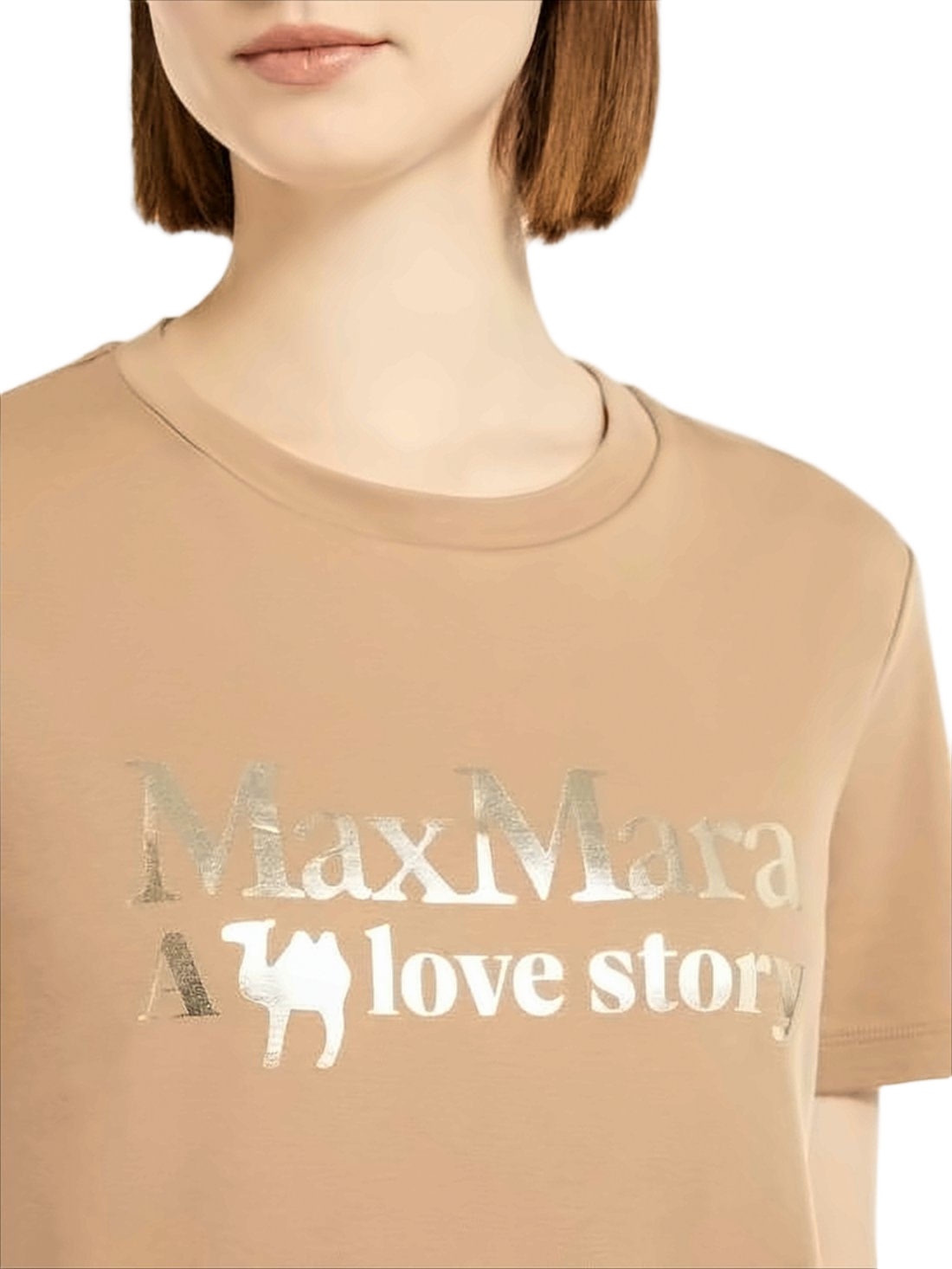 Relaxed Fit Beige T-Shirt