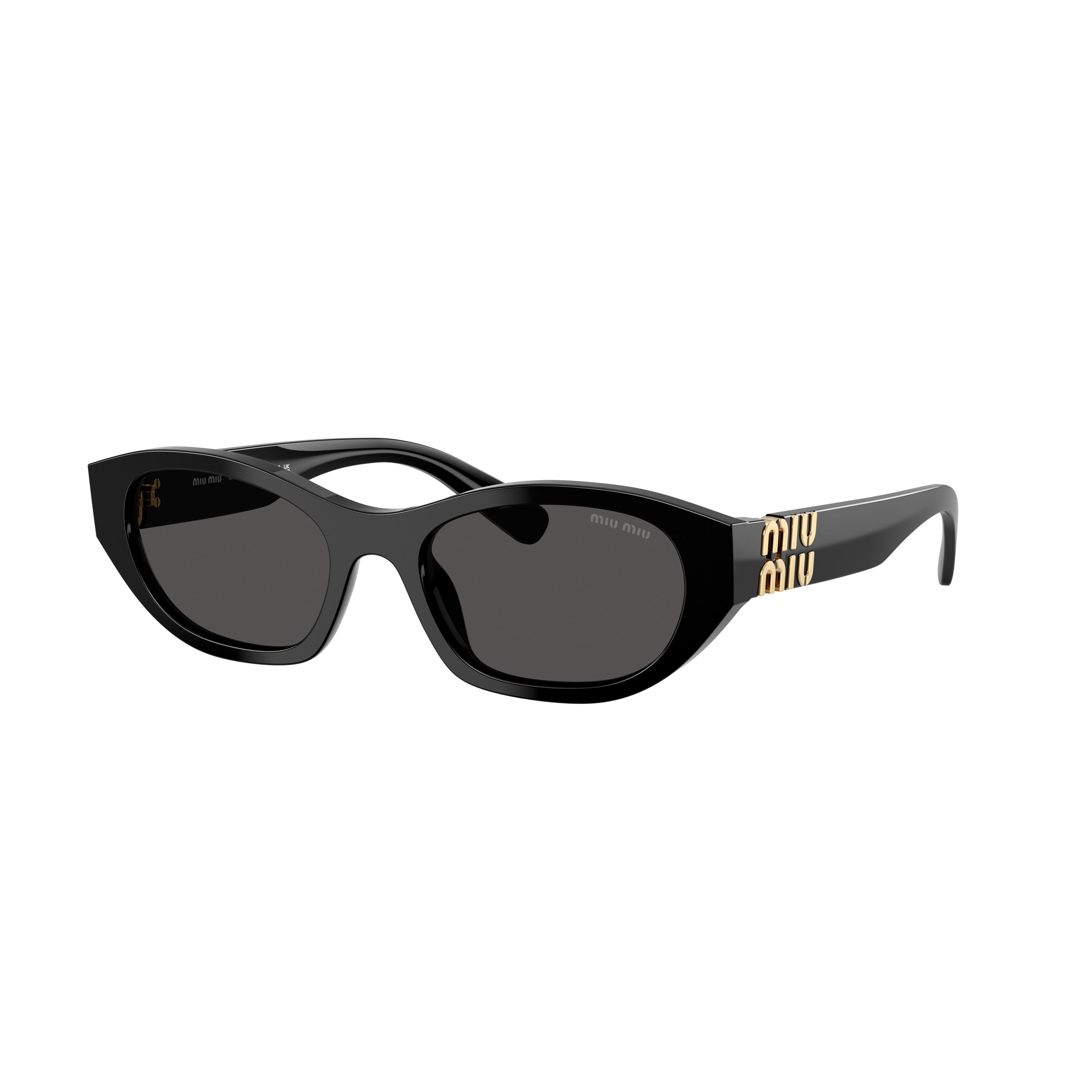 0mu A03s Rectangular Black Acetate Sunglasses