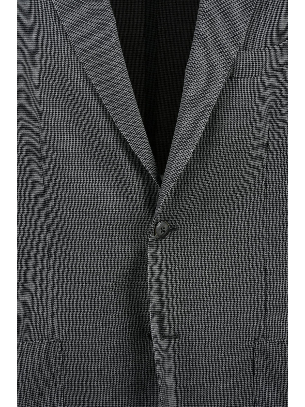 Grey Virgin Wool Rounded Jacket