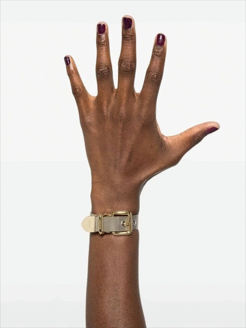 Polished Brass Buckle Bracelet