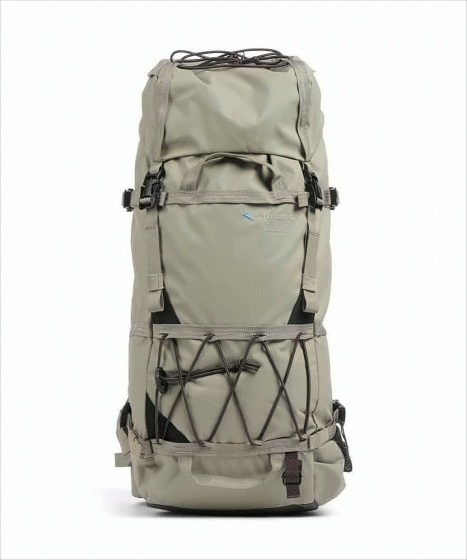 Structured Roll-Top Backpack With Adjustable Straps And Utility Design